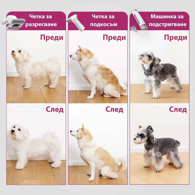 Petkit AirClipper 5 в 1 Професионален комплект за подстригване