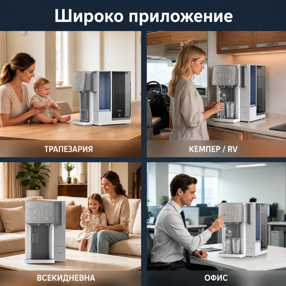 NatureFlow I4: Универсален уред за минерална вода и лед
