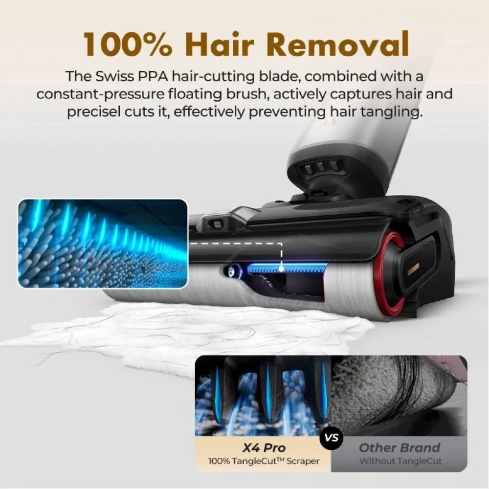 MOVA X4 Pro Wet & Dry Vacuum Ръчна прахосмукачка, черна