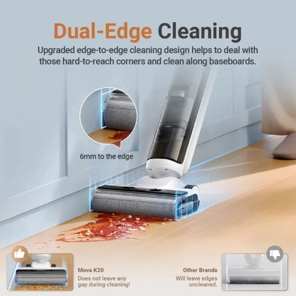 MOVA K20 Wet and Dry Vacuum Ръчна прахосмукачка, бяла
