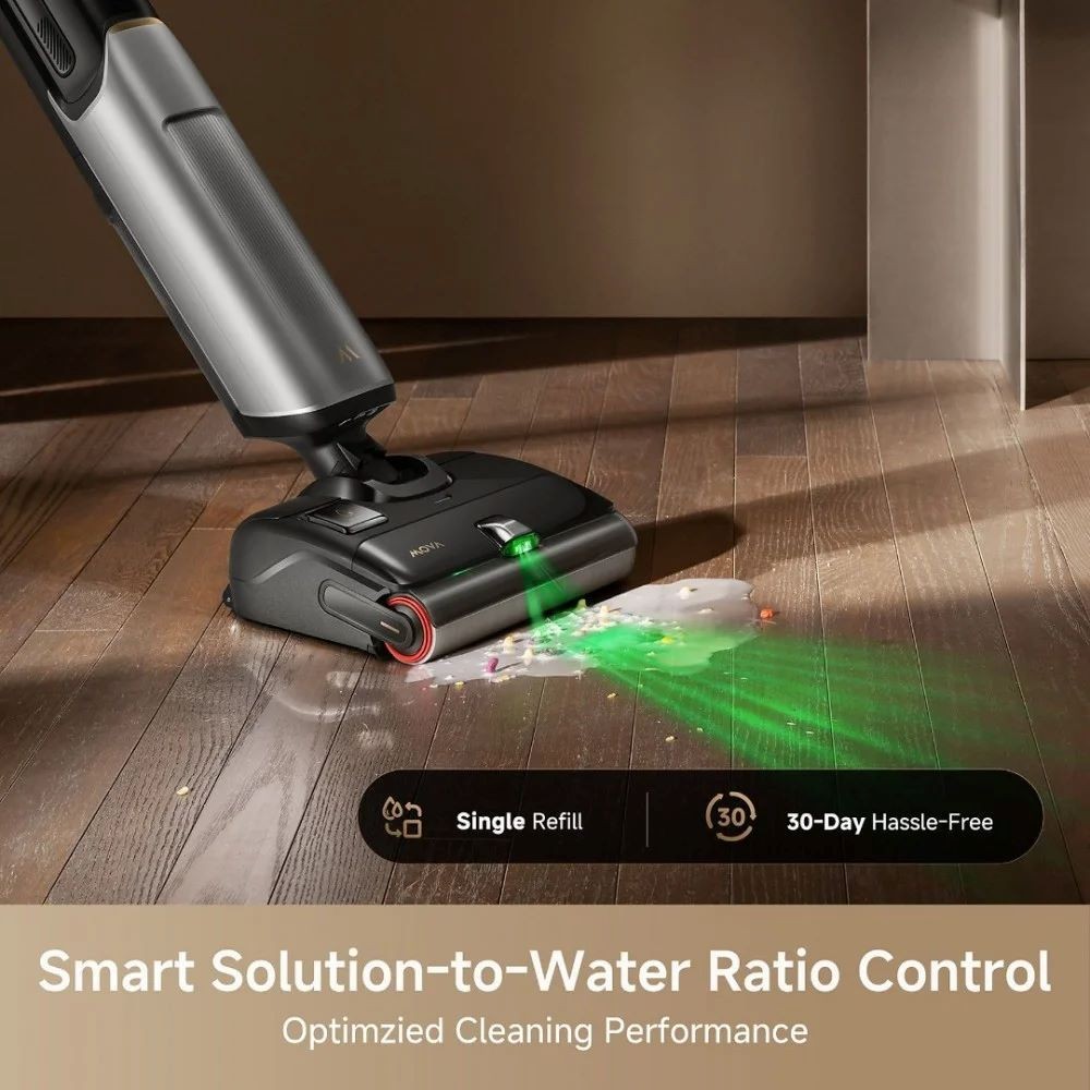 MOVA X4 Plus Wet and Dry Vacuum Ръчна прахосмукачка, черна